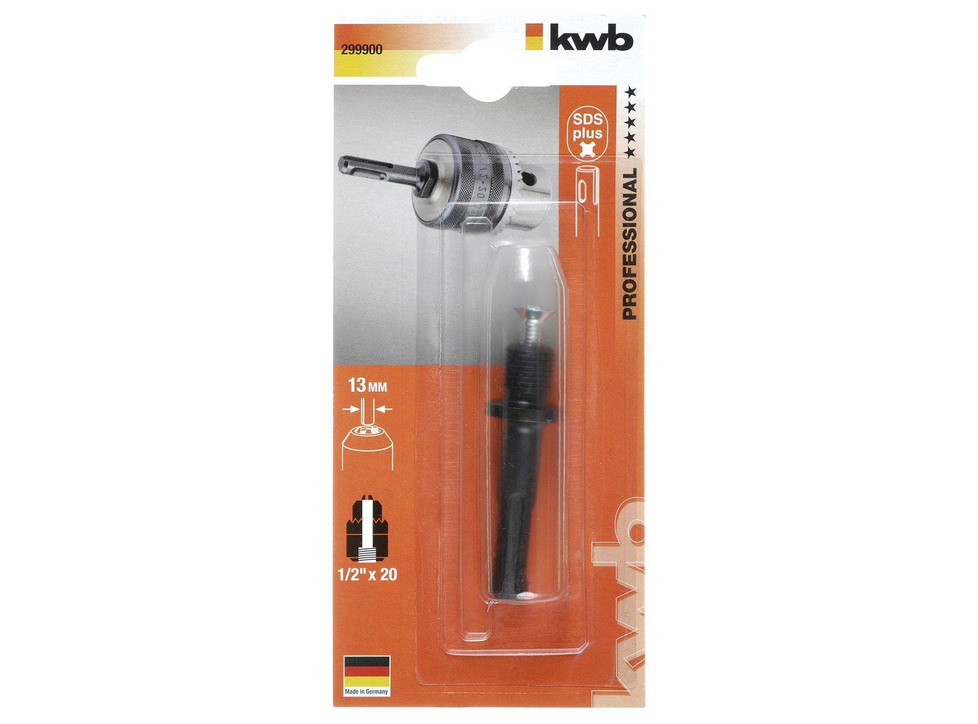 Adaptador para sds plus a mandril 13 mm 299900 KWB