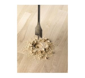 Broca plana para maderas 16 mm 512416 KWB
