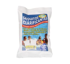 Saquitos clarificantes piscinas 2 unidades Pura tech
