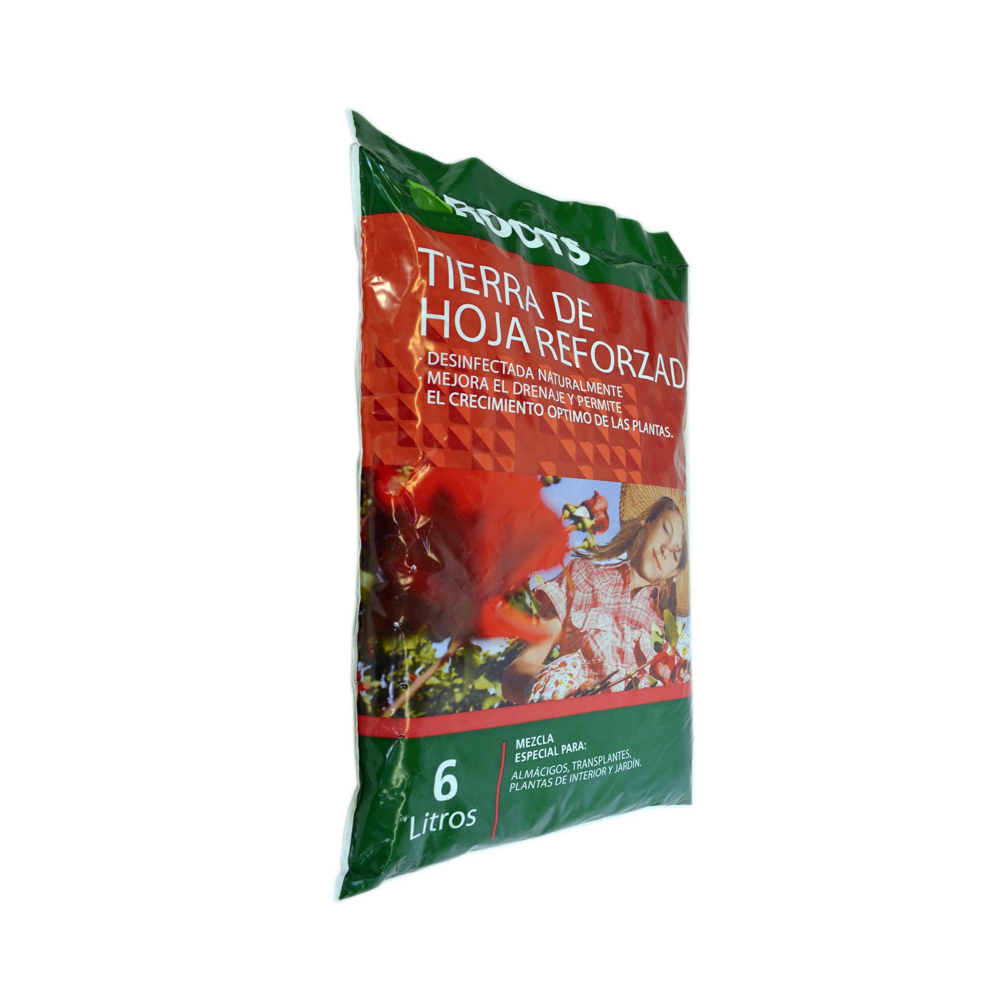 Tierra Hoja Reforzada Roots 6 Litros