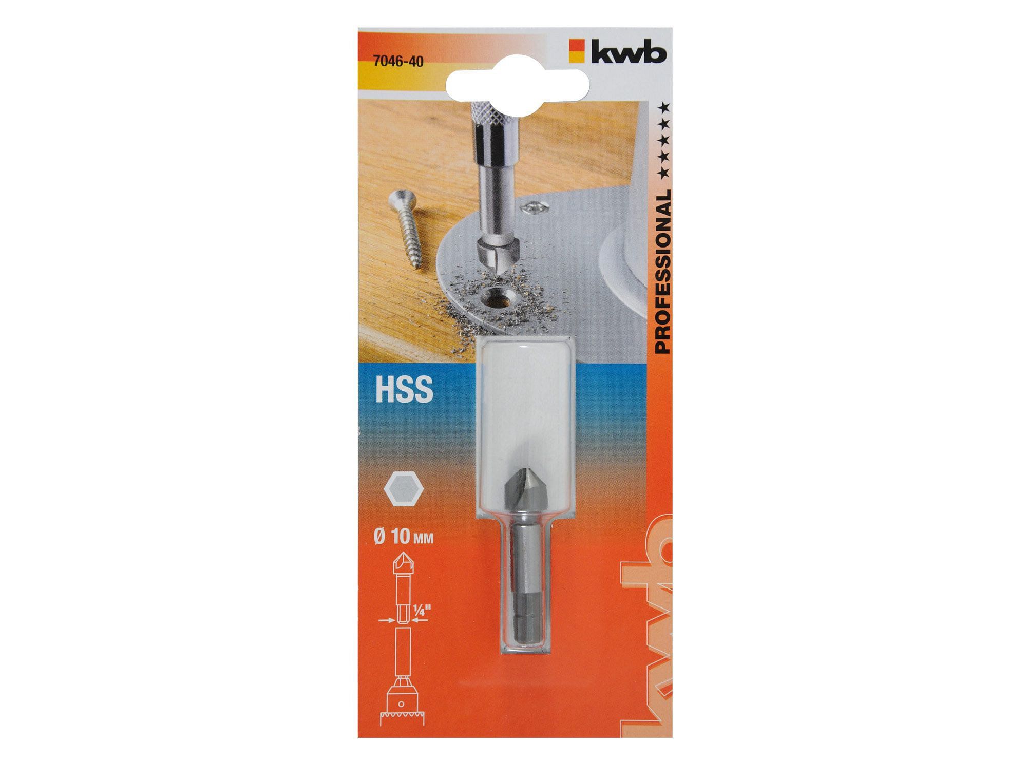 Avellanador para metales 10 mm 704640 KWB
