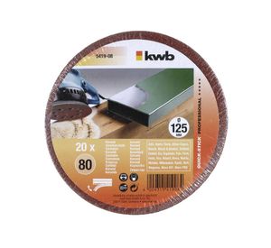 Disco pulir grano 80 125 mm quick stick 5419-08 KWB