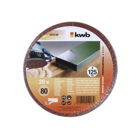 Disco pulir grano 80 125 mm quick stick 5419-08 KWB