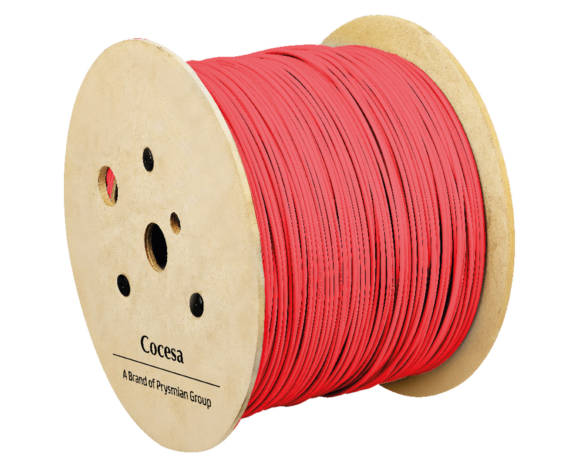 Alambre nya 2,5 mm x 1 m Genlis rojo Cocesa.