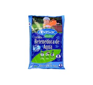 Tierra retenedora ahorra 40% agua 6 litros Anasac