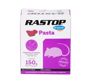 Raticida en pasta Rastop 150 gr Anasac