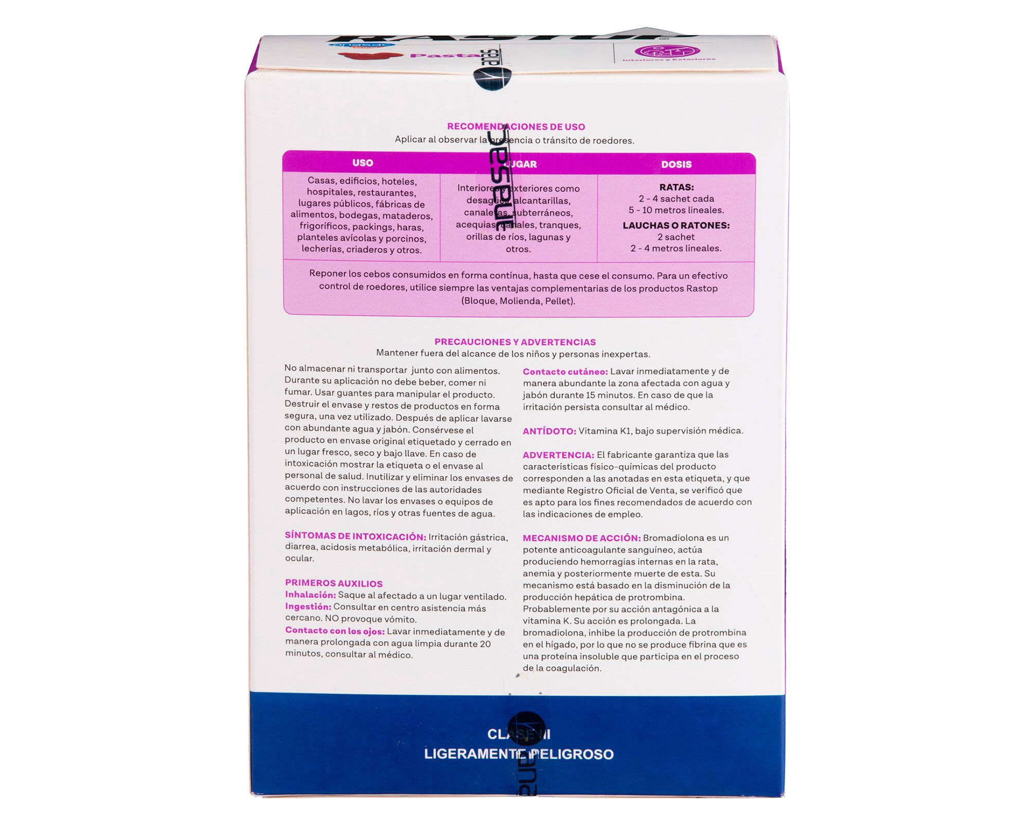 Raticida en Pasta Rastop 150g
