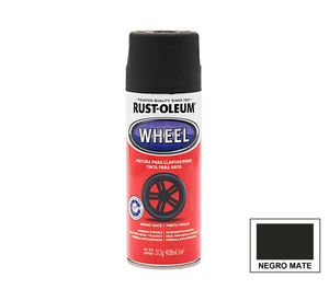 Pintura spray 408 ml Wheel negro mate Rust-Oleum