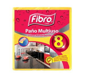 Paño multiuso 8 unidades Fibro