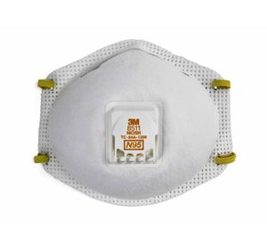 Respirador para partícula con válvula 10 unidades 3M