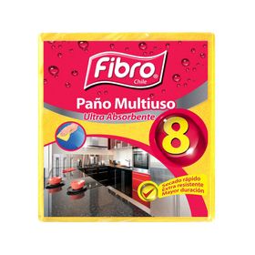 Paño multiuso 8 unidades Fibro