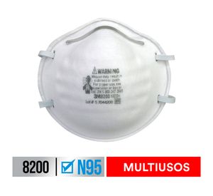Respirador para partícula 3 unidades 3M