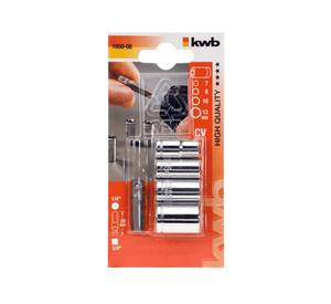 Adaptador + llave de vaso 1/4 30 mm 105000 KWB