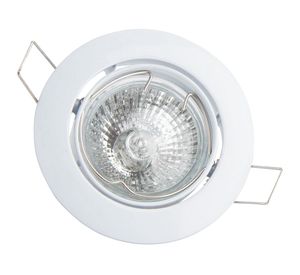 Kit foco GU10 8.4 cm Basculante blanco 3 unidades ByP