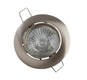 Kit foco GU10 8.4 cm Basculante níquel mate 3 unidades ByP