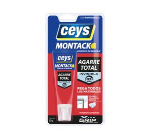 Adhesivo de montaje 80 gr Montack agarre total Ceys