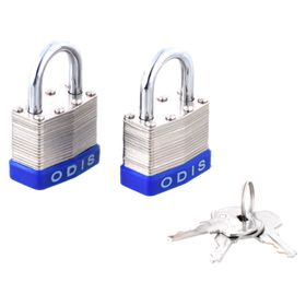 Candado laminado 40 mm 2 un.