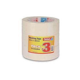 Set cinta enmascarar 36mm x 40m 3 unidades Tesa