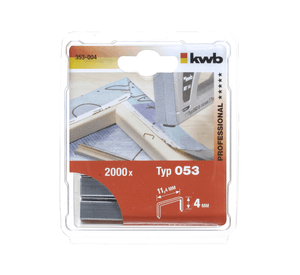 Grapas 4mm (5/32'') 2000 unidades T053 KWB