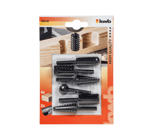 Set 6 fresas para madera KWB