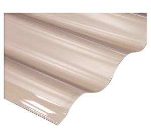 Ondulado 0,5x812x2000 mm policarbonato bronce Multimarca