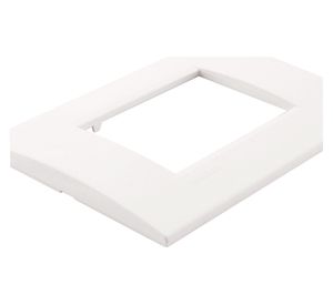 Tapa 3 módulos blanco Bticino