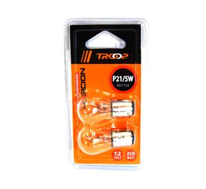 Ampolleta 5W P21 BAY15D Estándar 2 unidades Troop