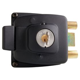 Cerradura sobreponer puertas de 30 mm 2002 negro Scanavini