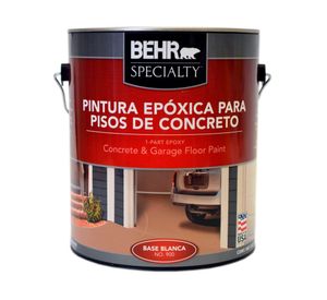 Pintura epóxica piso 1 galón Specialty blanco satín Behr