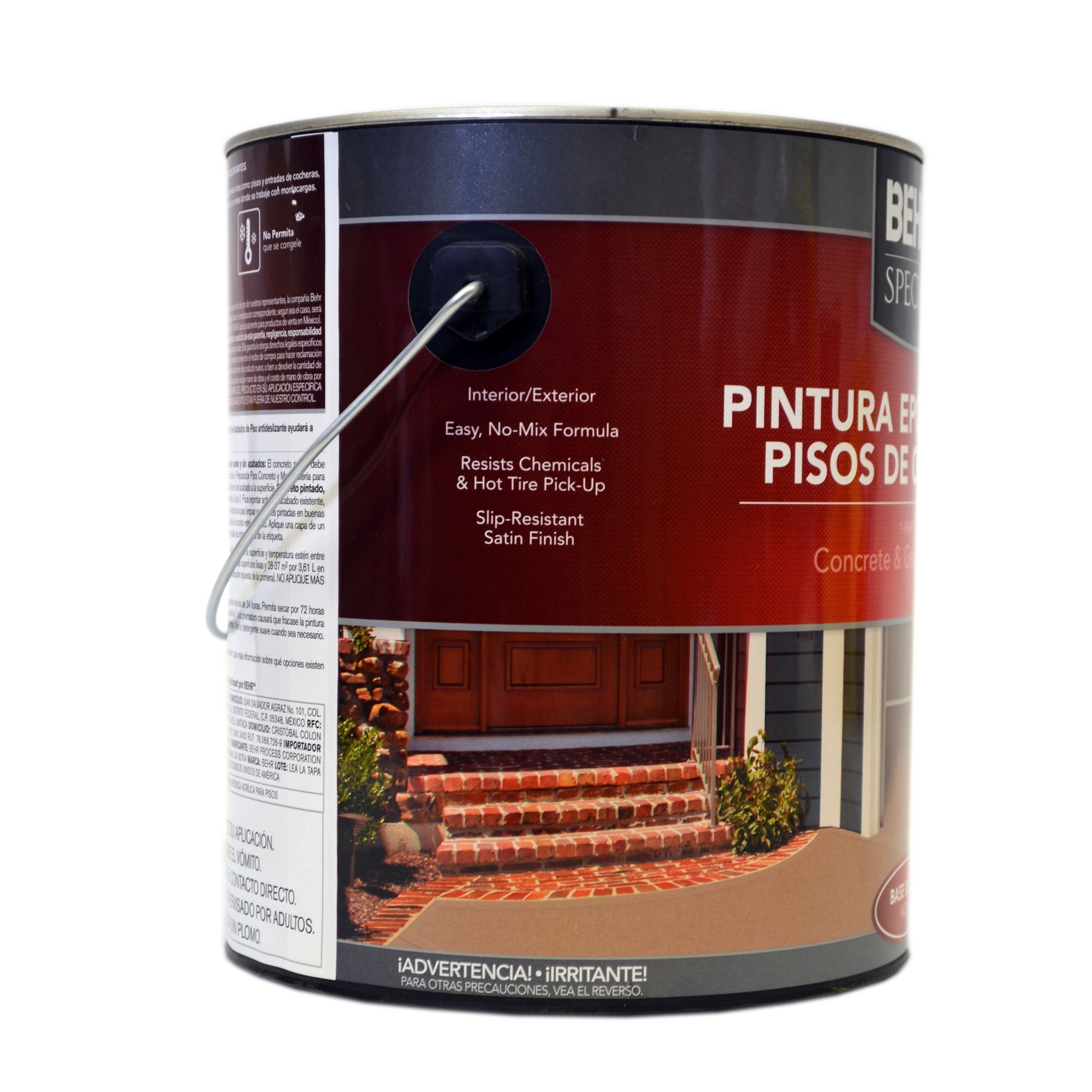 Pintura Epóxica Piso 1 Galón Blanco Satín Behr