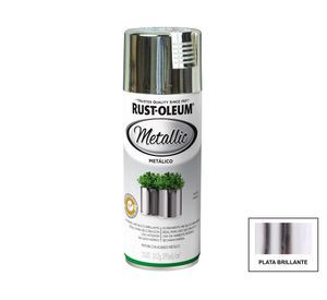 Pintura spray 395 ml Metallic plata brillante Rust-Oleum