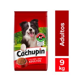 Alimento perro 9 kg Premium carne arroz Cachupin