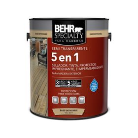 Protector de madera 1 galón semi transparente Behr