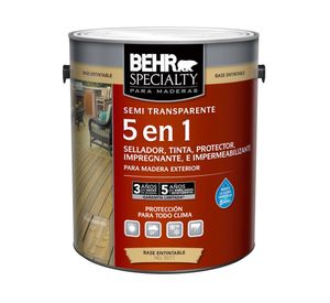 Protector de madera 1 galón semi transparente Behr