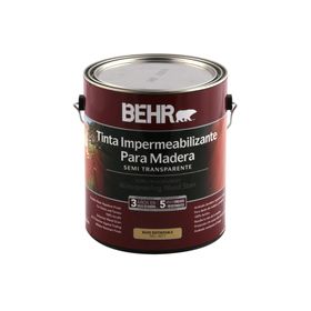 Protector de madera 1 galón semi transparente Behr