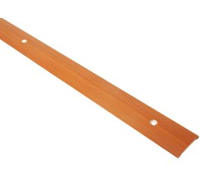 Cubrejunta aluminio 4 x 100 cm con tornillo madera Idaf