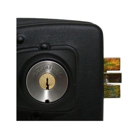 Cerradura sobreponer eléctrica 2050-30 negro Scanavini