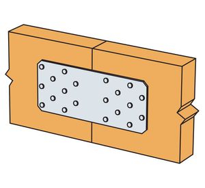 Fleje de unión 3x7'' galvanizado carga pesada Simpson
