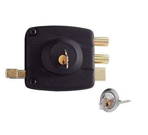 Cerradura sobreponer puertas de 30 a 45 mm 2001 negro Scanavini