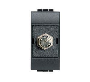 Toma tv tipo f antracita Bticino