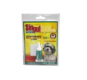 Antiparasitario externo Sinpul spot plus perros raza pequeña 1 ml Drag pharma