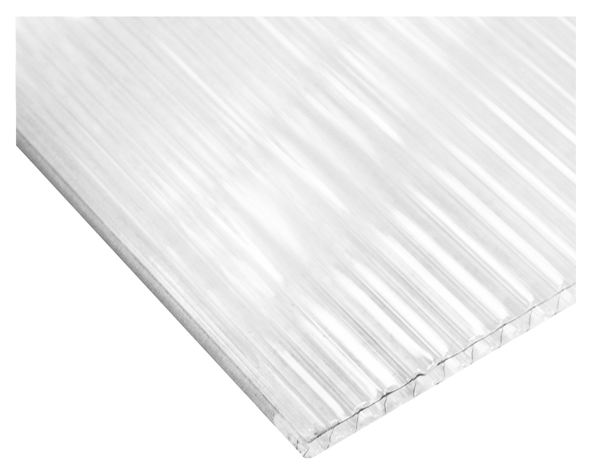 Alveolar 6x2100x4500 mm policarbonato transparente