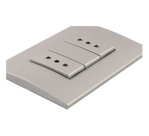 Placa armada toma doble Tech Bticino