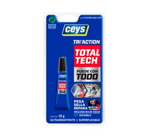 Adhesivo sellador 10 gr Total Tech Triaction transparente Ceys