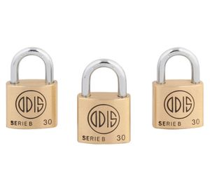 Candado Línea B 30 mm 3 un.