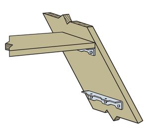 Escuadra para escalera 8 1/4 ta 9 z fierro Simpson