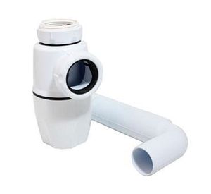 Sifón baño y cocina 40 mm listo blanco Vinilit