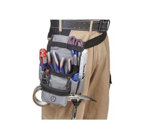 Bolsa porta herramientas 10 bolsillos con cinturón KWB