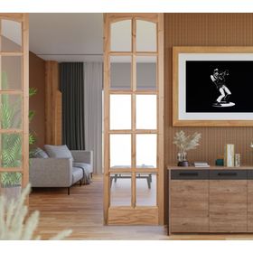 Mampara Pino Oregón Nahuel Vidrio 50x200 cm