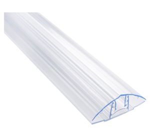 Perfil union H clip alveolar transparente 4-10mm 5,8 m